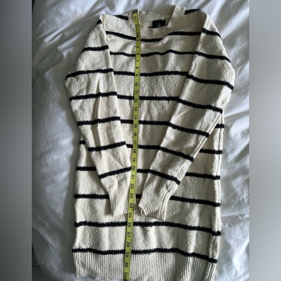 Volcom Junior S Sweater Dress Black & White - Picture 5 of 5